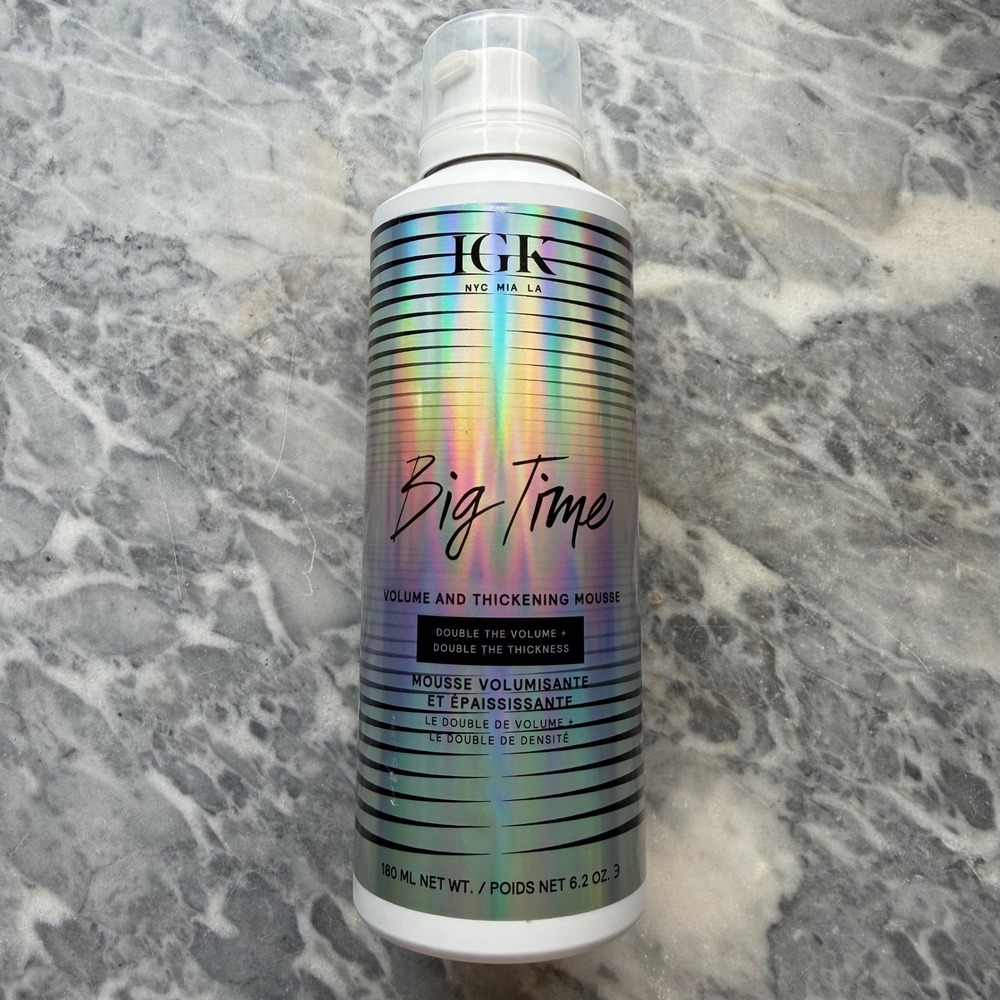 IGK Big Time Volume and Thickening Mousse